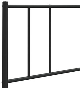 Cabeceira de cama 200 cm metal preto