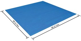 Bestway Flowclear Pano para chão de piscinas 274x 274 cm