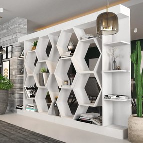 Estante Sueno – Branco – 140x29,6x177,4 cm