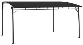 Toldo para-sol de jardim 4x3x2,55 m antracite
