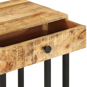 Mesa de apoio formato em U 45x30x61 cm mangueira maciça