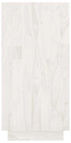 Estante 80x35x71 cm madeira de pinho maciça branco