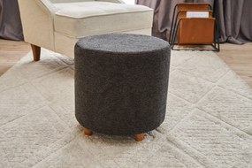 Pouffe Mario Gabbana – Antracite e Cobre – 40x40x40 cm
