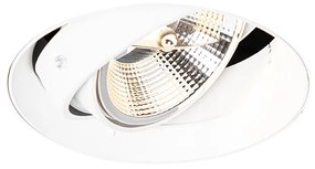 Foco embutido moderno branco GU10 AR111 redondo sem moldura - Oneon Moderno