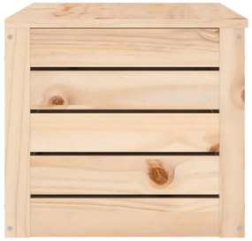 Caixa de arrumação 89x36,5x33 cm madeira de pinho maciça