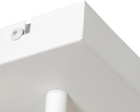 Foco moderno branco quadrado - Facil Moderno