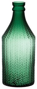 Vaso 11,7 X 11,7 X 30 cm Verde Vidro