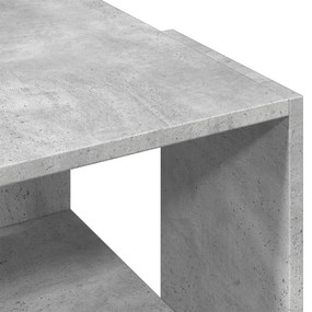 Mesa de centro 89,5x48x30 cm derivados de madeira cinza cimento