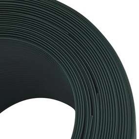 Telas privacidade p/ jardim 10 pcs 252,5x19 cm PVC verde