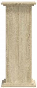 Suporte p/plantas 33x33x80 cm derivados madeira carvalho sonoma