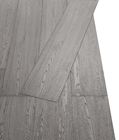 Tábuas de soalho PVC autoadesivo 5,21 m² 2 mm cinzento-escuro