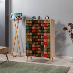 Móvel Multiuso Multibox – Carvalho Sonoma – 80x127x36 cm