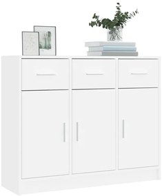 Aparador 91x28x75 cm derivados de madeira branco