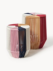 Cestos de roupa em corda artesanais Gabe, conjunto de 4