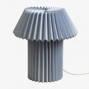 Luminária De Mesa De Papel Lesina Kids Azul Lavanda - Sklum