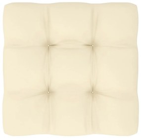 7 pcs conjunto lounge de jardim c/ almofadões pinho maciço