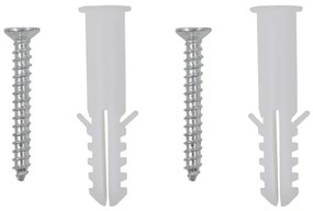 Espelhos de parede 2 pcs 50x50 cm vidro quadrado