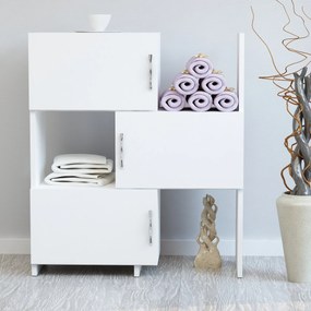 Armário Multiusos Anna – Branco – 65 x 89,8 x 31,5 cm