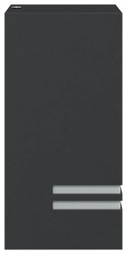 Candeeiros de parede p/ exterior 2 pcs aço inoxidável preto