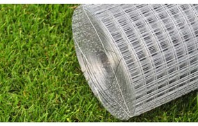 Cerca de arame p/ galinheiro 10x1 m aço galvanizado prateado