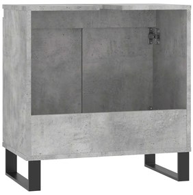 Armário casa de banho 58x33x60 cm deriv. madeira cinza cimento