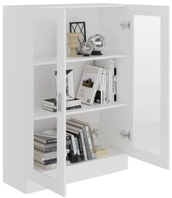 Armário vitrine 82,5x30,5x115 cm derivados de madeira branco