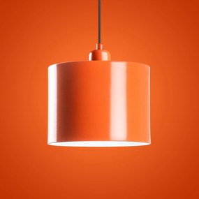 Candeeiro Suspenso Duz – Laranja – Ø20 h:15 cm