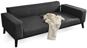 Sofá-cama de 3 Lugares Bali – Antracite – 222 cm x 92 cm x 74 cm