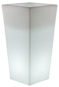 VASO ALTO MELISA 40 (90 CM) COM LUZ LED RGB SOLAR + BATERIA RECARREGÁVEL HOTEL, CASA, JARDIM, RESTAURANTE, BAR