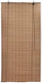 Estore de enrolar 140 x 160 cm bambu castanho