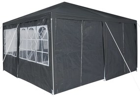 Tenda para Festa com 8 Laterais Antracite 4x4 m PE