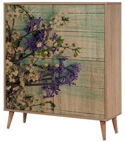 Armário Multiusos Multilux – Carvalho Sonoma – 95x111x36 cm