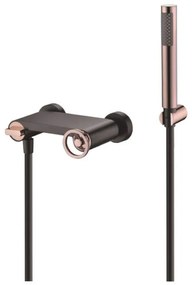 Torneira de duche preto ouro rosa Olimpo