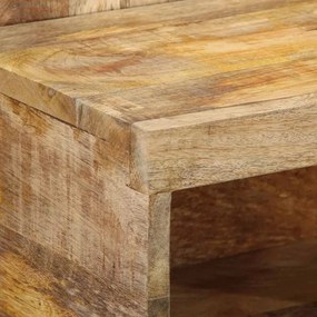 Mesa de cabeceira 50x27x50 cm madeira maciça manga áspera