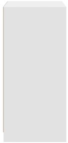 Roupeiro 48x41x102 cm derivados de madeira branco