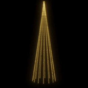Árvore de Natal em cone 1134 LEDs 230x800 cm branco quente
