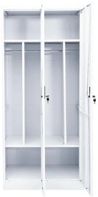 Roupeiro 80x50x180 cm aço branco