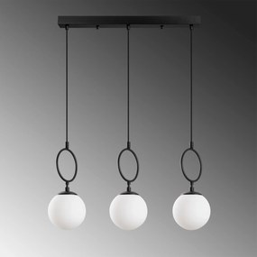 Chandelier Ring – Preto – 75 cm Largura x 185 cm Altura Máx.