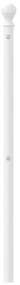 Cabeceira de cama 150 cm metal branco