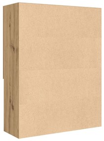 Armário sanita/máquina de lavar 70,5x25,5x90 cm carvalho artisiano