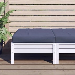 vidaXL Almofadão p/ móvel de paletes 60x60x9,5 cm oxford azul-marinho