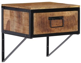 vidaXL Mesa de cabeceira 40x35x40 cm madeira de mangueira maciça