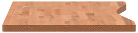 Tampo de secretária 100x(45-50)x2,5 cm madeira de faia maciça
