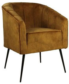 HSM Collection Cadeira de jantar Chester dourado