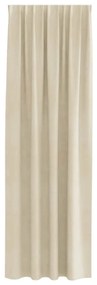 Cortinas Blackout vidaXL com fita superior 2 pcs Veludo Creme