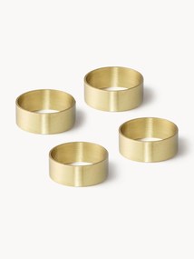 Argolas para guardanapos em latão Ronja, conjunto de 4
