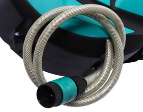 Carretel Retrátil de Irrigação 10m + 1m Sistema Automático de Carretel com Trava 29,5x16,5x33 cm Preto e Verde