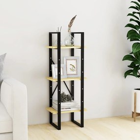 vidaXL Estante c/ 3 prateleiras 40x30x105 cm pinho maciço
