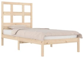 Estrutura de cama 90 x 200 cm pinho maciço