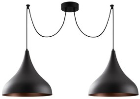 Candeeiro de Teto Berceste – Preto – Diâmetro 131 cm x Altura 127 cm